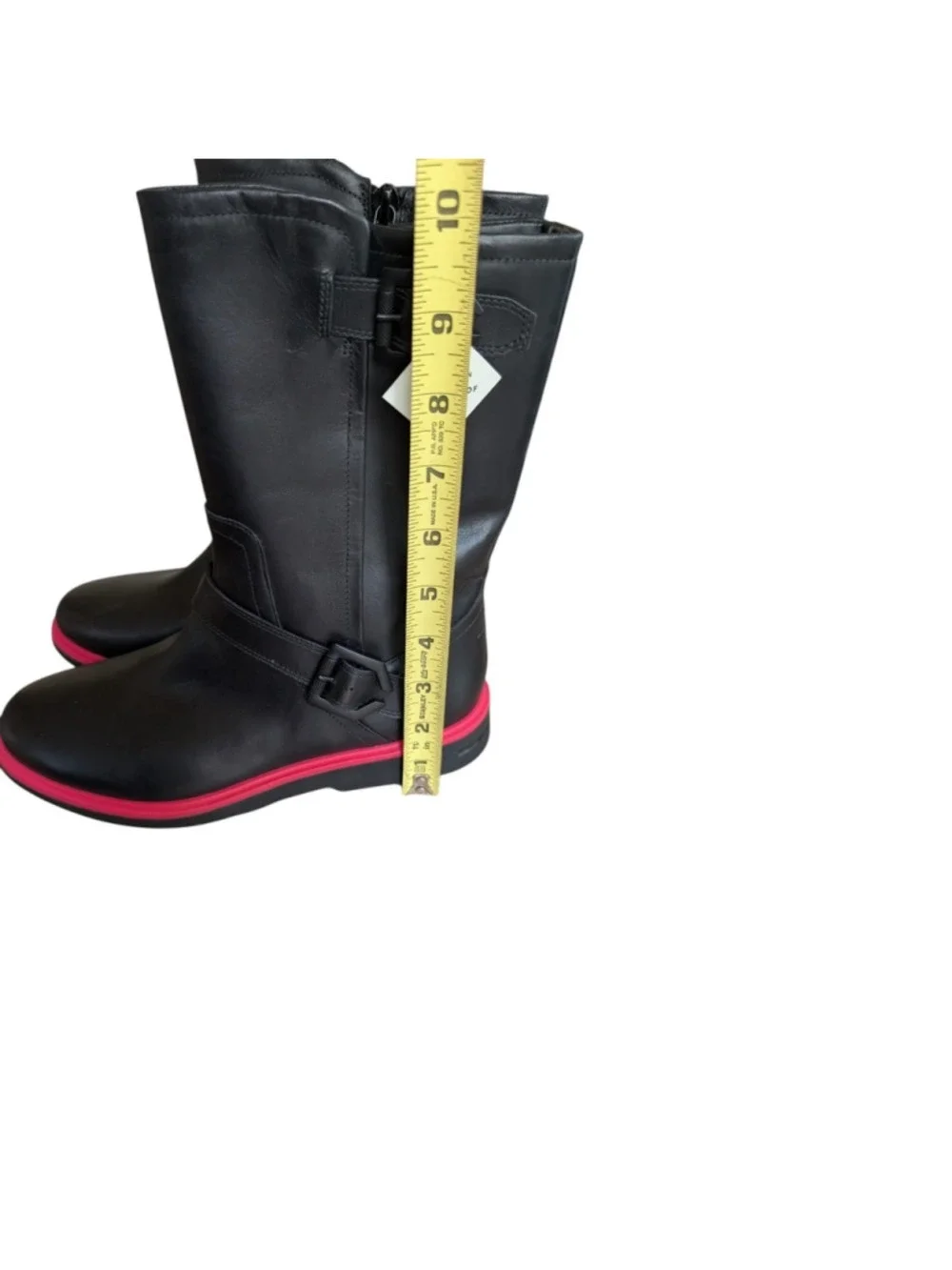 Cole Haan Millbridge Moto Waterproof Boots Black Women's Size 6B